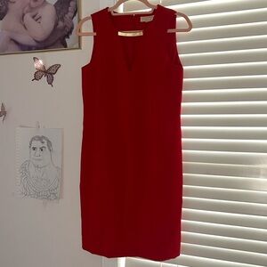 MICHAEL KORS SIZE 4 CRIMSON DRESS